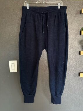 AG Adriano Goldschmied Men’s Joggers Navy Drawstring Lounge Pants Size S USA